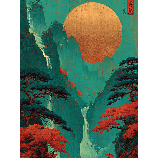 Vertical Scroll Wooden Jigsaw Puzzle