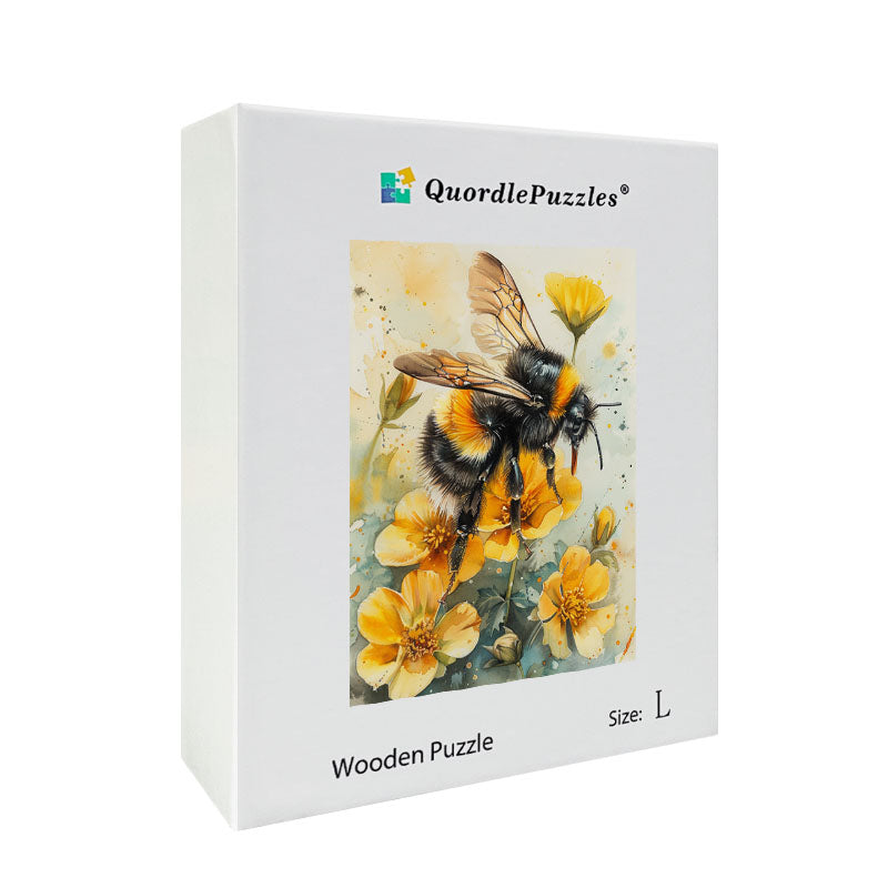 Bee & Blossom Wooden Jigsaw Puzzle