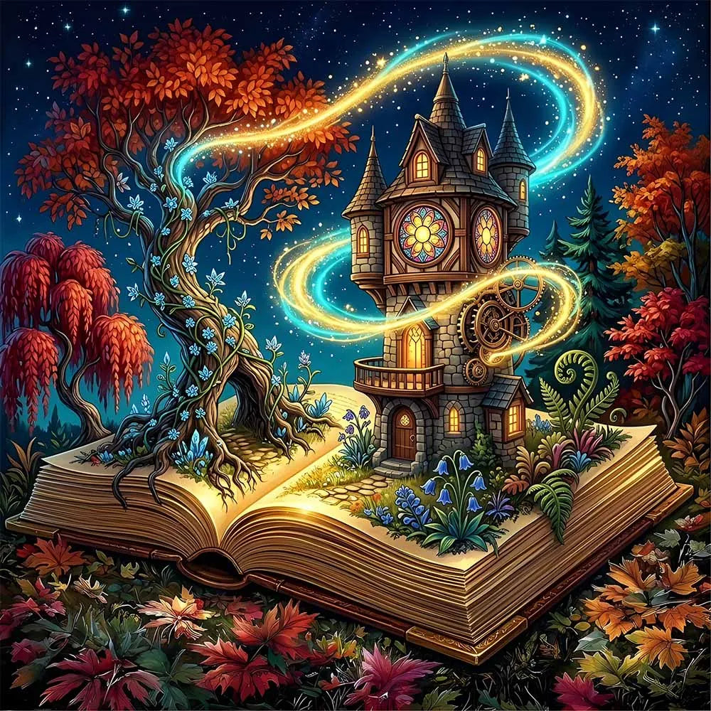 The Magic Storybook A Tale of Time Wooden Jigsaw Puzzle