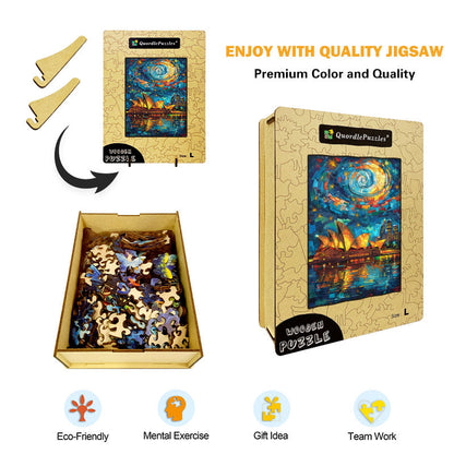 Sydney Mosaic Wooden Jigsaw Puzzle