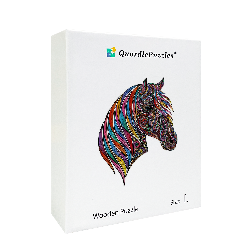 Colorful Horse Head Jigsaw Puzzle