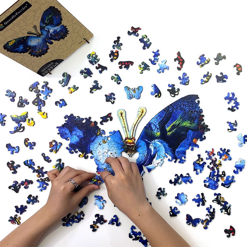 🔥LAST DAY 82% OFF-Butterflies and Unicorns puzzle