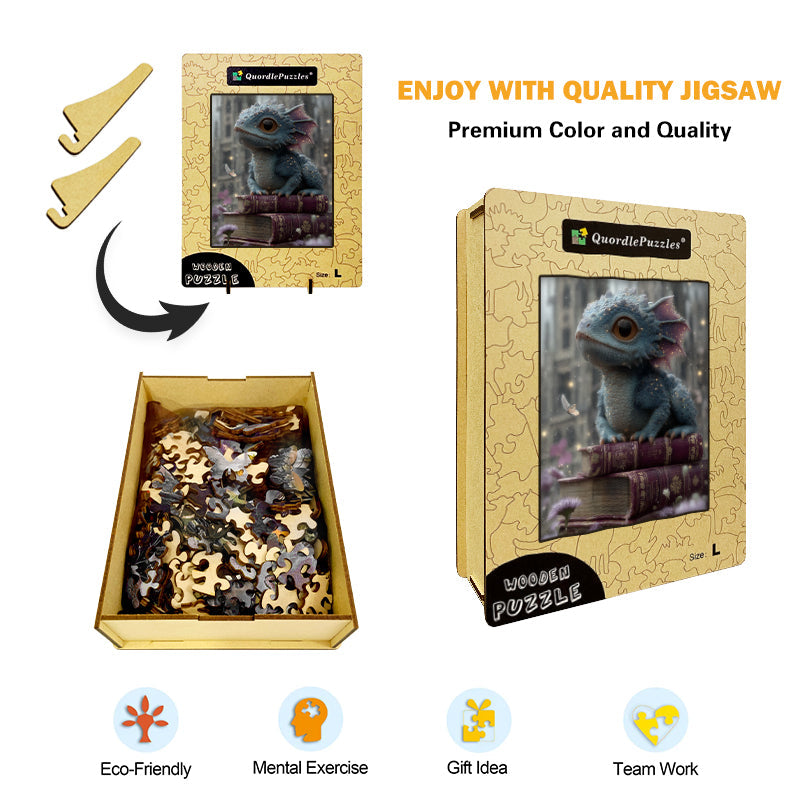 Baby Dragon Wooden Jigsaw Puzzle