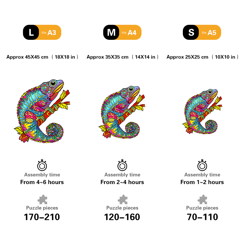Colorful Lizard Puzzle