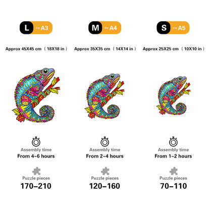 Colorful Lizard Puzzle