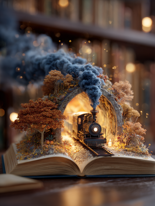 Storybook Steam Train Wooden Jigsaw Puzzle