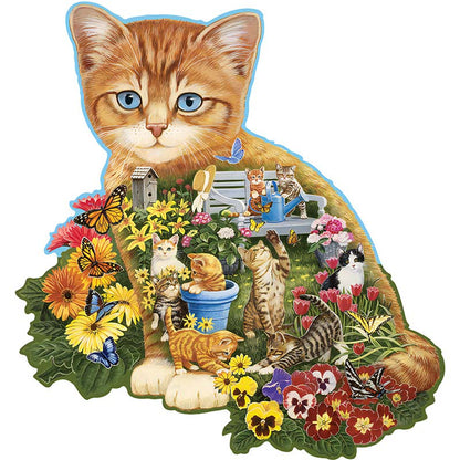 Garden Cat Jigsaw Puzzle