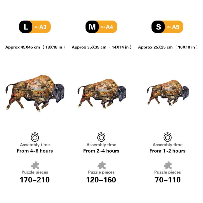 🔥LAST DAY 89% -Prairie Dweller Wooden Jigsaw Puzzle