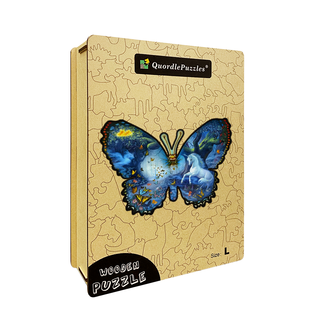 🔥LAST DAY 82% OFF-Butterflies and Unicorns puzzle