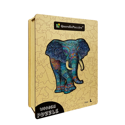 Colorful Elephant Jigsaw Puzzle