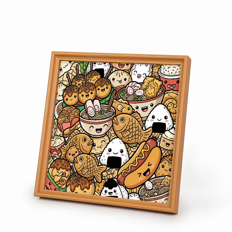 Happy Bites - Wooden Coloring Puzzle