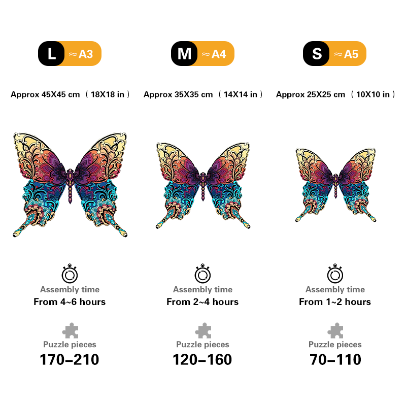 Colorful butterfly Jigsaw Puzzle