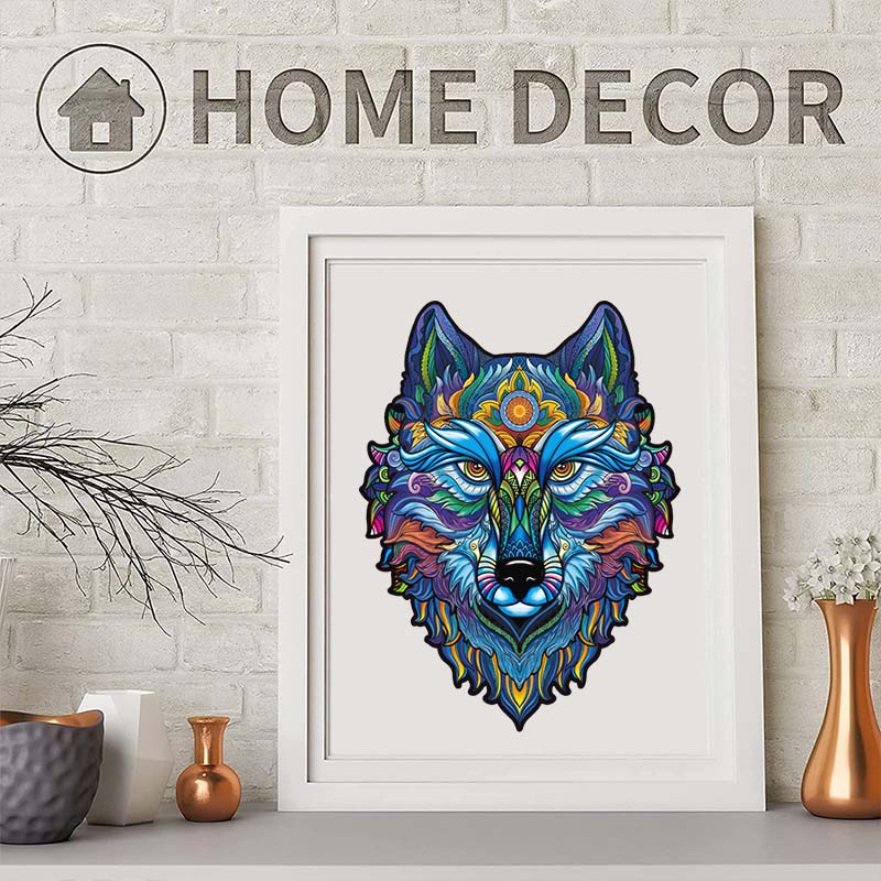 Blue Wolf King Puzzle