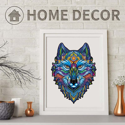 Blue Wolf King Puzzle
