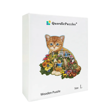 Garden Cat Jigsaw Puzzle