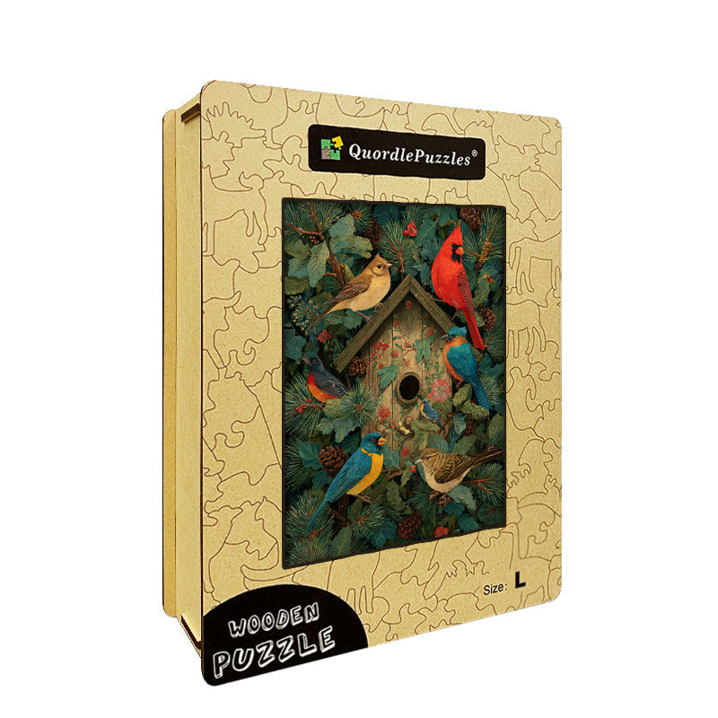 Garden Birds Wooden Jigsaw Puzzle