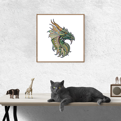 Green Dragon Head Puzzle