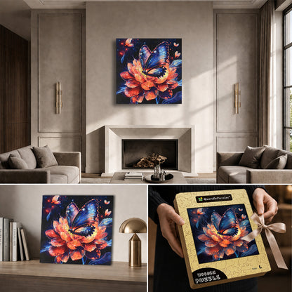 Radiant Butterfly Blossom – Crystal Edition