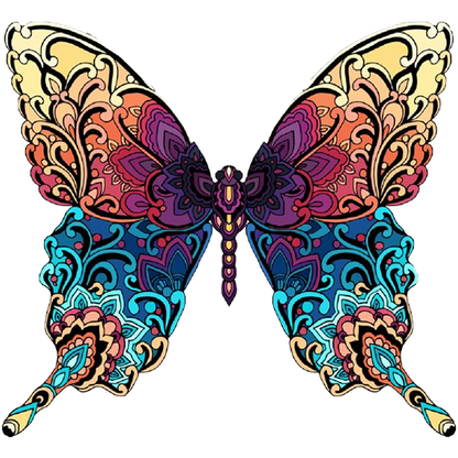 Colorful butterfly Jigsaw Puzzle