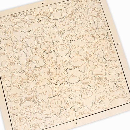 Quordle Puzzles® Wooden Coloring Puzzle – Build It. Color It. Love It.