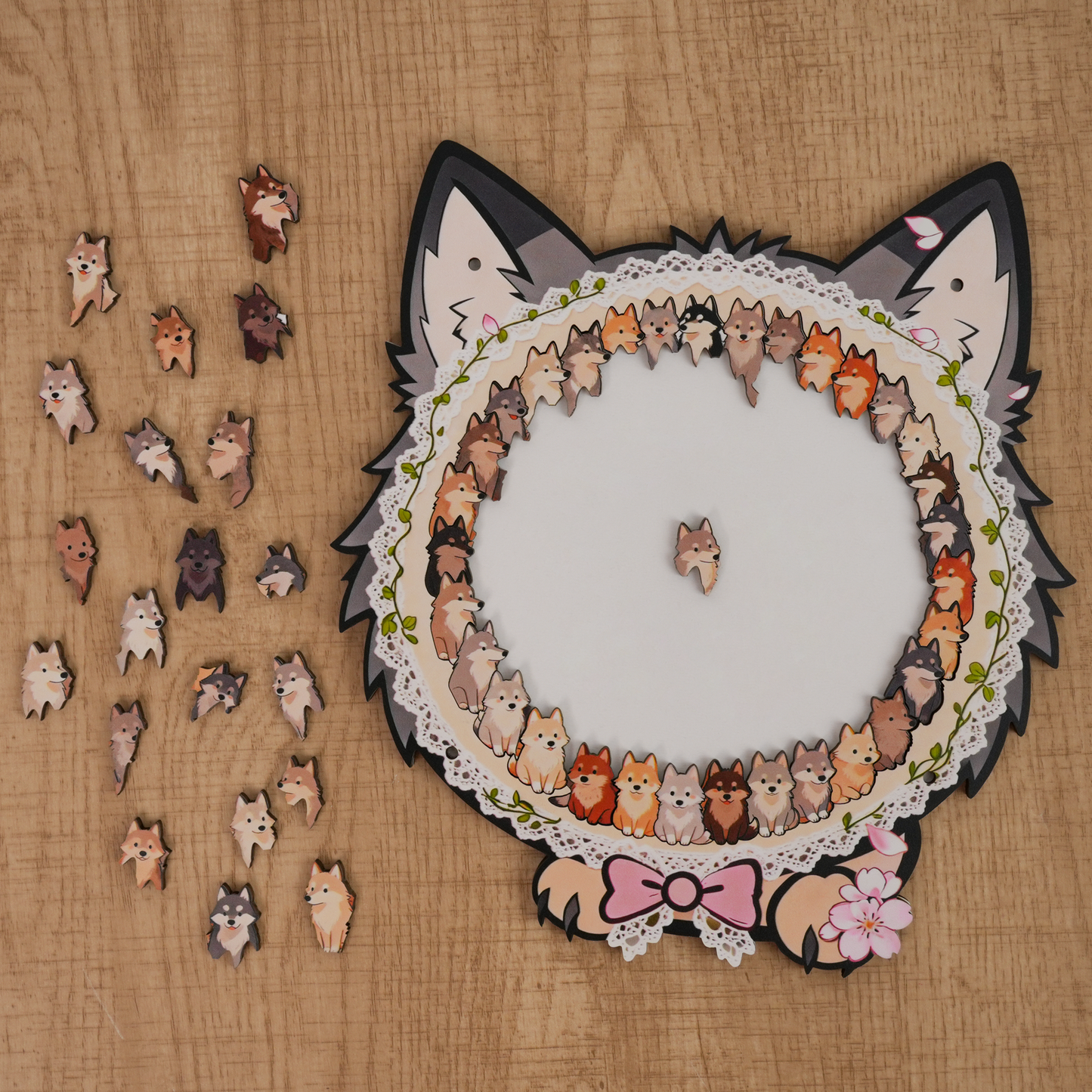 Wolf Pack Gathering Display Puzzle