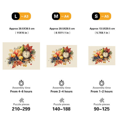 Timeless Harvest Wooden Jigsaw Puzzle