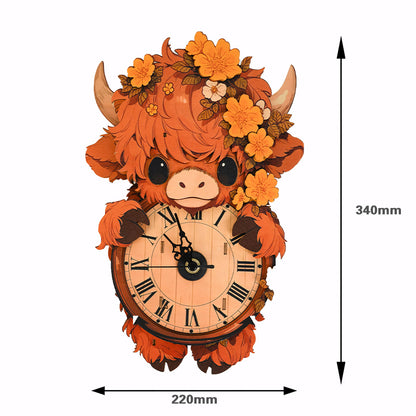 Blooming Timekeeper Wooden Clock Puzzle