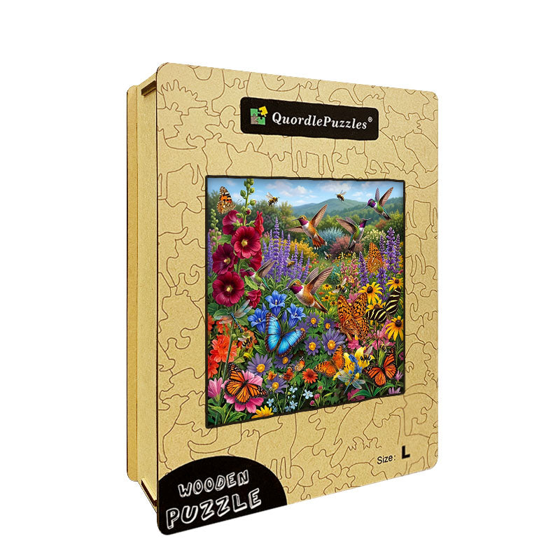 Wild Meadow Symphony Wooden Jigsaw Puzzle