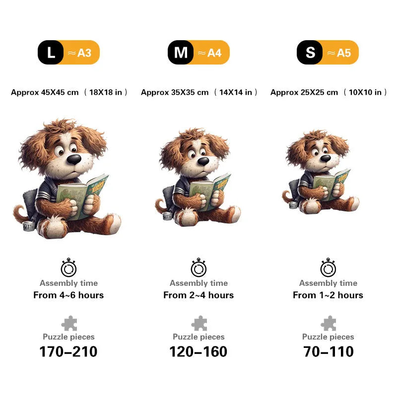 🔥LAST DAY 88% OFF - Dog Reading Book