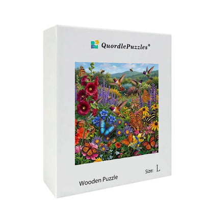 Wild Meadow Symphony Wooden Jigsaw Puzzle