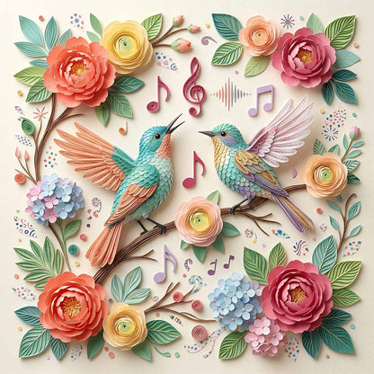 Melody of Spring Birds Wooden Jigsaw Puzzle