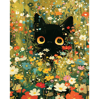 Black Cat Wooden Jigsaw Puzzle