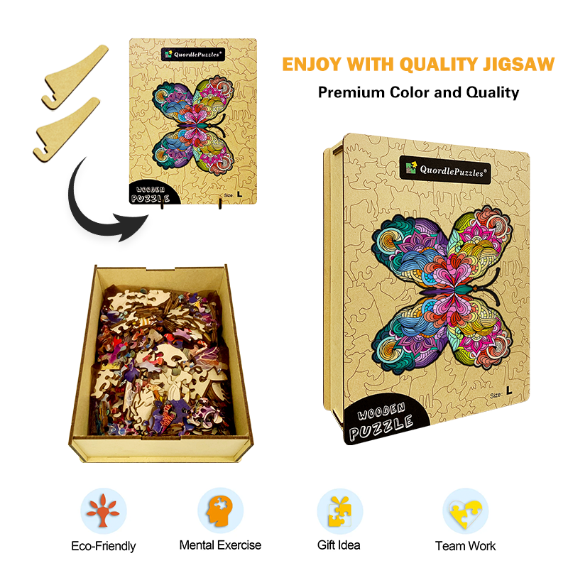 Butterfly Colorful Edition Jigsaw Puzzle