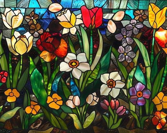 Spring Light Garden Wooden Jigsaw Puzzle