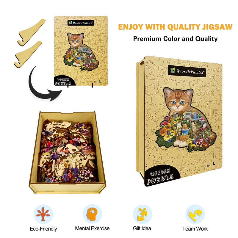 Garden Cat Jigsaw Puzzle