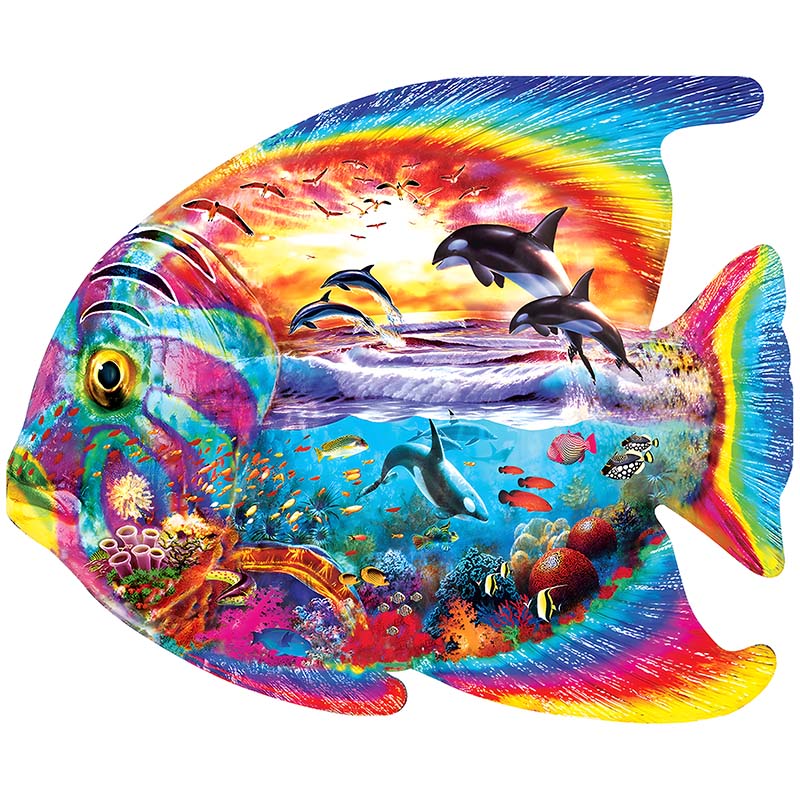 Rainbow Fish puzzle