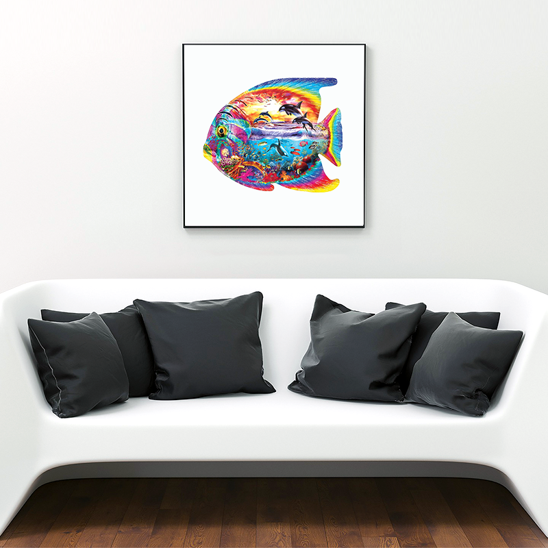 Rainbow Fish puzzle