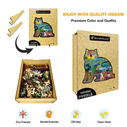 🔥LAST DAY 92% -Sakura Wooden Jigsaw Puzzle