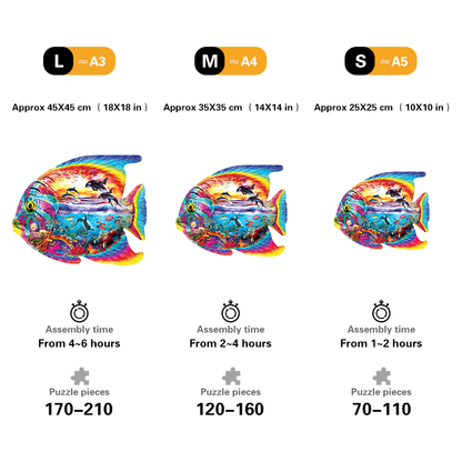 Rainbow Fish puzzle