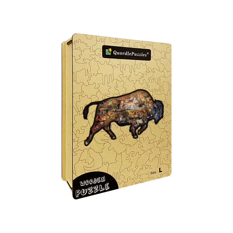 🔥LAST DAY 89% -Prairie Dweller Wooden Jigsaw Puzzle
