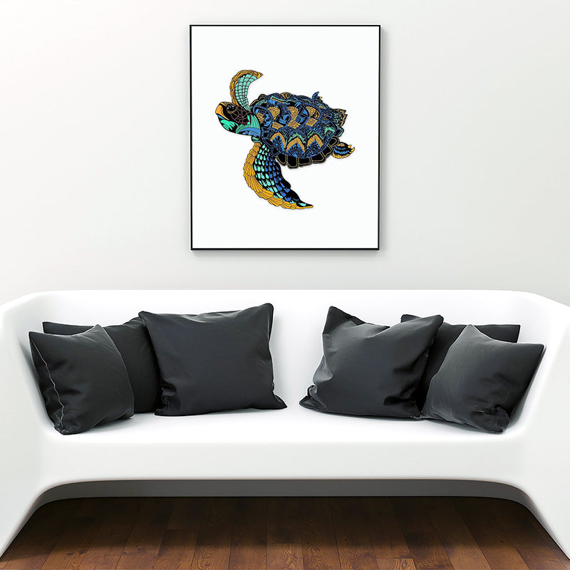 Traveling Turtle Wooden Jigsaw Puzzle