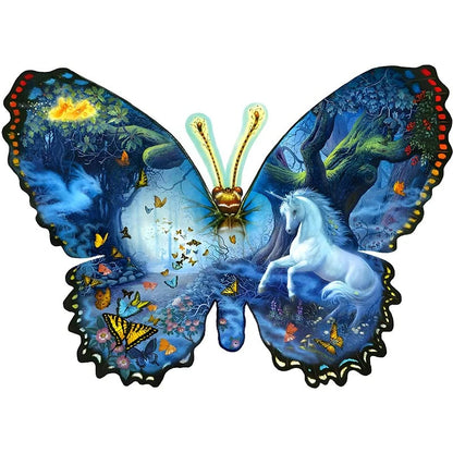 🔥LAST DAY 82% OFF-Butterflies and Unicorns puzzle