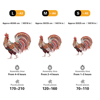 Red Rooster Jigsaw Puzzle