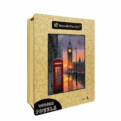 London Telephone Wooden Jigsaw Puzzle