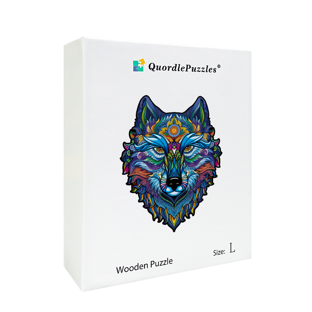 Blue Wolf King Puzzle
