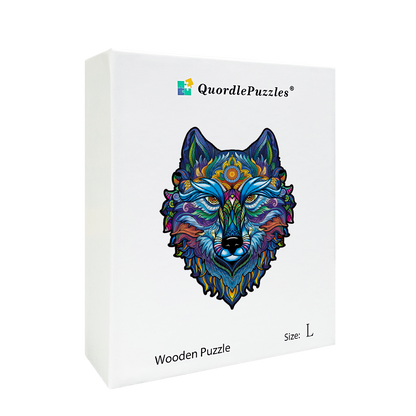 Blue Wolf King Puzzle