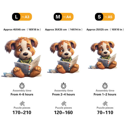 🔥LAST DAY 86% OFF -  Cute Dog Reading Book