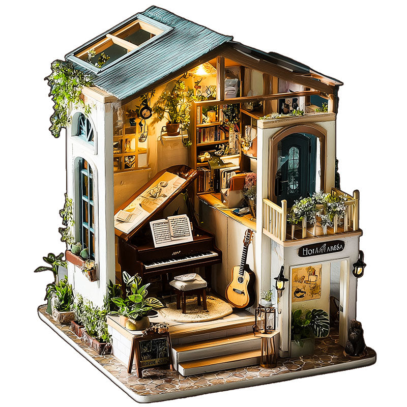 Music Studio Wooden Jigsaw Puzzle