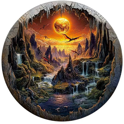 3D Dragon Realm Wooden Jigsaw Puzzle