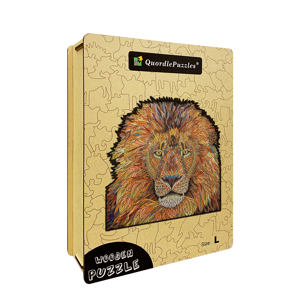Yellow Lion Jigsaw Puzzle